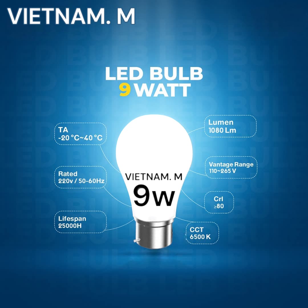 لمبات فيتنام إم 9 وات مسمار